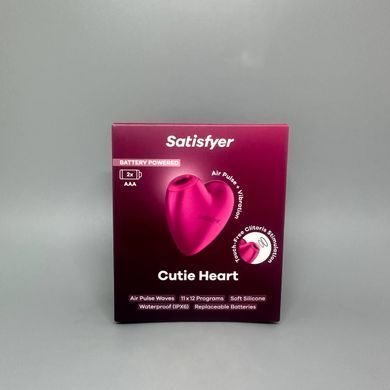 Satisfyer Cutie Heart Battery Series - вакуумний кліторальний стимулятор - фото