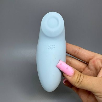 Satisfyer Tap & Climax 2 Blue - клиторальный вибростимулятор-пульсатор - фото