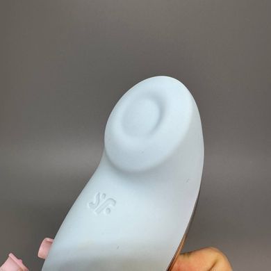 Satisfyer Tap & Climax 2 Blue - клиторальный вибростимулятор-пульсатор - фото