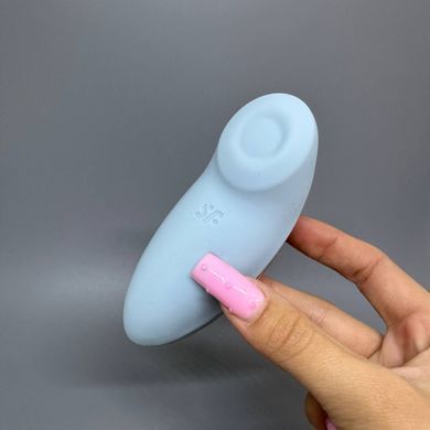 Satisfyer Tap & Climax 2 Blue - клиторальный вибростимулятор-пульсатор - фото