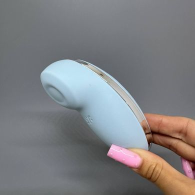 Satisfyer Tap & Climax 2 Blue - клиторальный вибростимулятор-пульсатор - фото