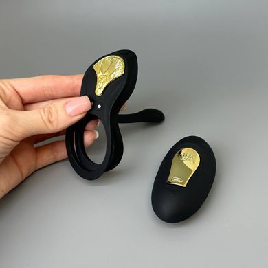 Ерекційне смарт-віброкільце з пультом Zalo BAYEK Obsidian Black - фото