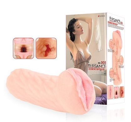 Мастурбатор вагина двухслойный Kokos Elegance 005 Double Layer - фото