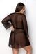 Эротический пеньюар Passion AMBERLY PEIGNOIR black 6XL/7XL