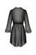 Эротический пеньюар Passion AMBERLY PEIGNOIR black 6XL/7XL