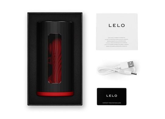 LELO F1S V3 Red смарт-мастурбатор для чоловіків - фото