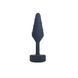 Анальна пробка з вібропулею Lux Active Twist Plug Small Blue 2,7 см (м'яте паковання) - фото товару