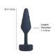 Анальна пробка з вібропулею Lux Active Twist Plug Small Blue 2,7 см (м'яте паковання) - фото товару