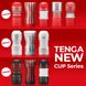 Мастурбатор для глибокого мінету Tenga Deep Throat Cup NEW з вакуумом - фото товару