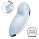 Satisfyer Tap & Climax 2 Blue - клиторальный вибростимулятор-пульсатор - фото товара