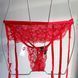 Еротичний комплект Noir Handmade Kissable Bondage Kiss Set Red S/M - фото товару
