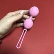 Вагинальные шарики Geisha Lastic Balls - S розовые - фото