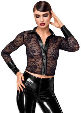 Блуза Noir Handmade F377 Noirelle Lace Button-up Shirt XL