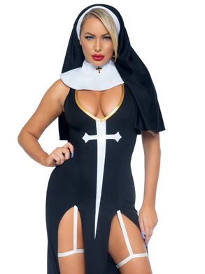 Еротичний костюм монахині Leg Avenue Sultry Sinner M