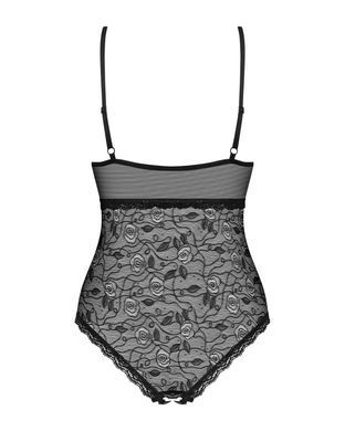 Эротическое боди Obsessive 818-TED-1 teddy S/M