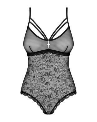 Эротическое боди Obsessive 818-TED-1 teddy S/M