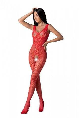 Бодістокінг з доступом Passion BS098 red One Size - фото