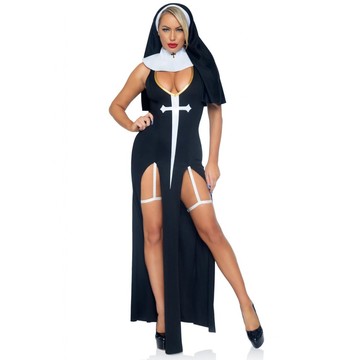 Эротический костюм монахини Leg Avenue Sultry Sinner M