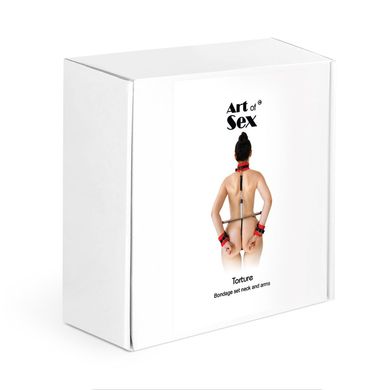 БДСМ розпірка для шиї та рук Art of Sex Bondage Set Torture