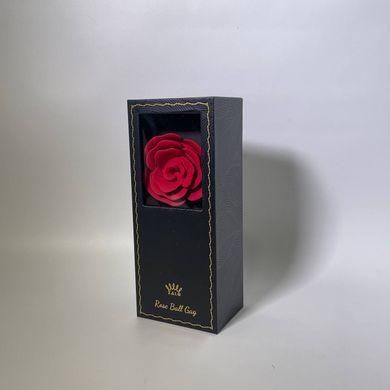 Кляп з кулькою та трояндою Zalo Rose Ball Gag чорний - фото