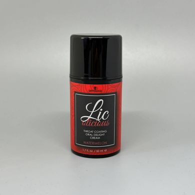 Sensuva Lic-o-licious крем для минета со вкусом арбуза 50 мл - фото