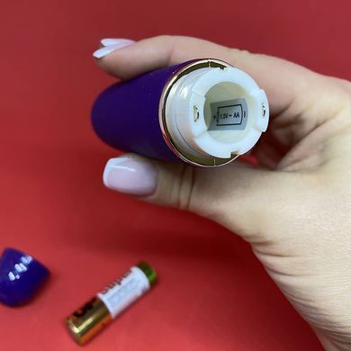 Вибропуля RIANNE S Classique Vibe + чехол-косметичка Pride Deep Purple - фото