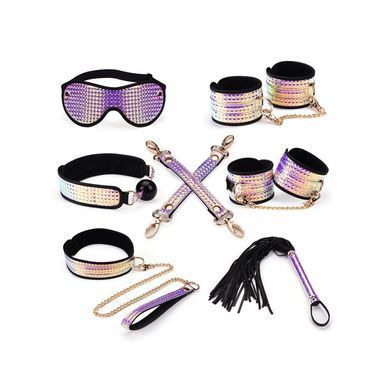 Liebe Seele Pink Glossy 7pcs Bondage Kit набор БДСМ 7 предметов - фото
