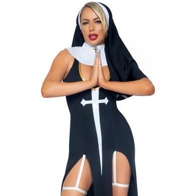 Еротичний костюм монахині Leg Avenue Sultry Sinner M