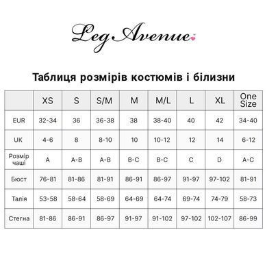 Бодистокинг Leg Avenue Crotchless Footless Lingerie Bodystocking One Size Neon Green - фото