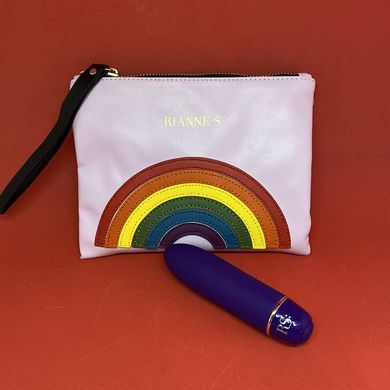 Вибропуля RIANNE S Classique Vibe + чехол-косметичка Pride Deep Purple - фото