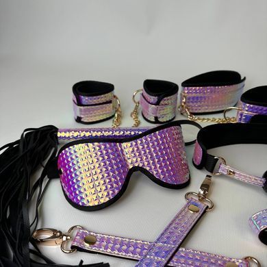 Liebe Seele Pink Glossy 7pcs Bondage Kit набор БДСМ 7 предметов - фото