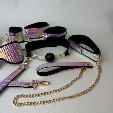 Liebe Seele Pink Glossy 7pcs Bondage Kit набор БДСМ 7 предметов - фото