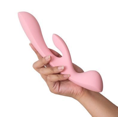 Satisfyer Triple Oh Pink - вібратор-кролик та вібромасажер 2в1 - фото