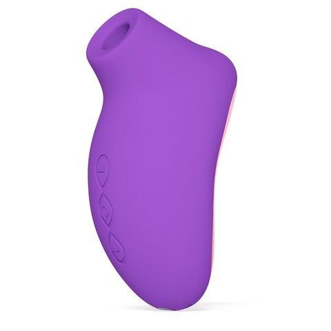 LELO SONA 2 Travel Purple - вакуумно-звуковий стимулятор клітора - фото