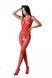 Бодістокінг з доступом Passion BS098 red One Size - фото товару