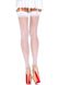 Панчохи зі швом ззаду Leg Avenue Sheer backseam stockings OS White - фото товару