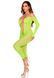 Бодистокинг Leg Avenue Crotchless Footless Lingerie Bodystocking One Size Neon Green - фото товара