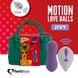 Вагінальні кульки з масажем FeelzToys Motion Love Balls Jivy - фото товару