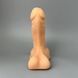 Фалоімітатор з кібершкіри Doc Johnson The D Super D 6 Inch With Balls (16 см) - фото товару