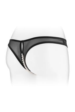 Трусики з перлинами та доступом Fashion Secret Sophie Black
