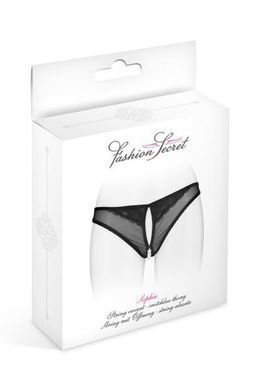 Трусики з перлинами та доступом Fashion Secret Sophie Black