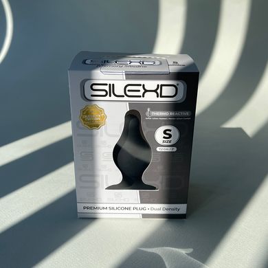 Анальна пробка SilexD Model 2 Black size S (3 см) - фото