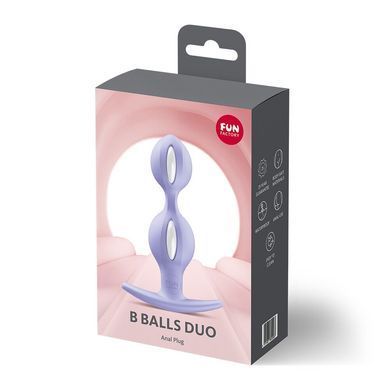 Анальні кульки Fun Factory B BALLS DUO Purple бузкові - фото