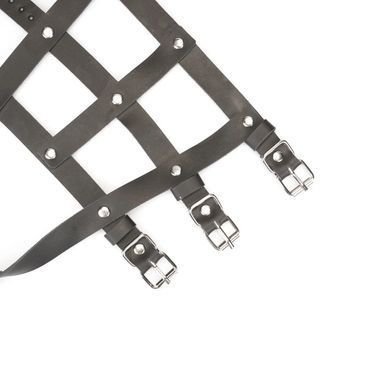 Портупея для голеностопа со шпорами Liebe Seele Leather High Heel Ankle Harness Silver (2 шт) серебристая