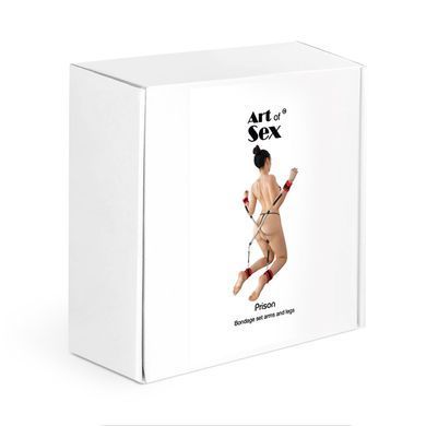 БДСМ распорка для рук и ног Art of Sex Bondage Set Prison, Красный