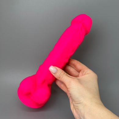 Фалоімітатор з вібрацією SilexD Vetus Vibro Pink MODEL 1 size 8in (20 см) (пом'ята упаковка) - фото