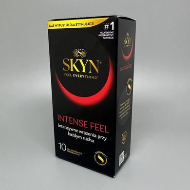 Безлатексні презервативи ребристі SKYN Intense Feel (10 шт) - фото