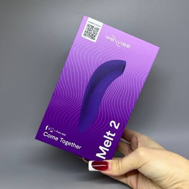 We-Vibe Melt 2 Purple - вакуумний смарт-стимулятор клітора фіолетовий - фото
