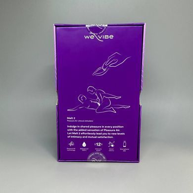We-Vibe Melt 2 Purple - вакуумний смарт-стимулятор клітора фіолетовий - фото