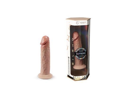 Фалоімітатор SilexD Robby Premium Real Skin Flesh MODEL 2 size 6in (15,4 см) - фото